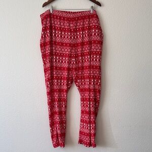 Wondershop Red Patterned Pajama Pants